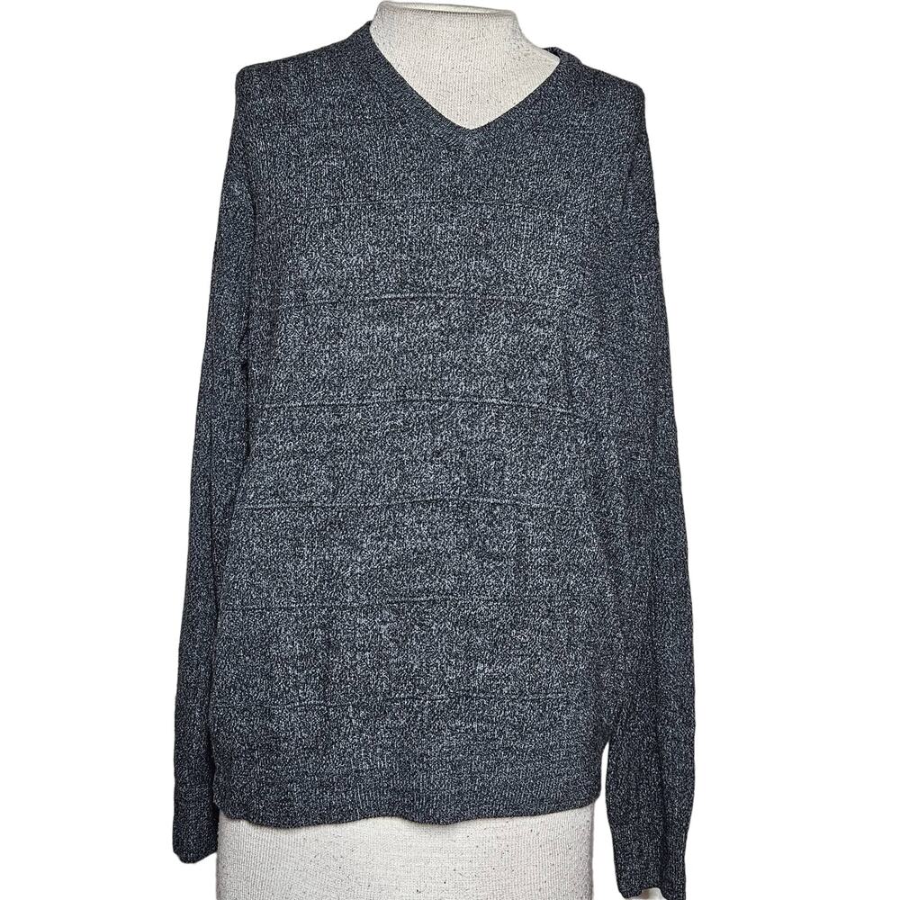 Grey V Neck Sweater Size Medium